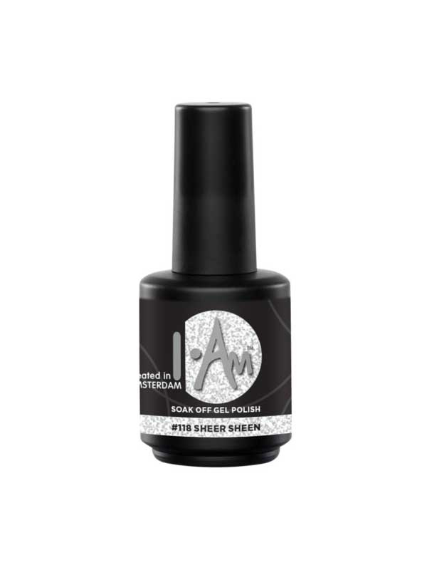 I.Am Soak Off Gel Polish #118 Sheer Sheen 7 ml