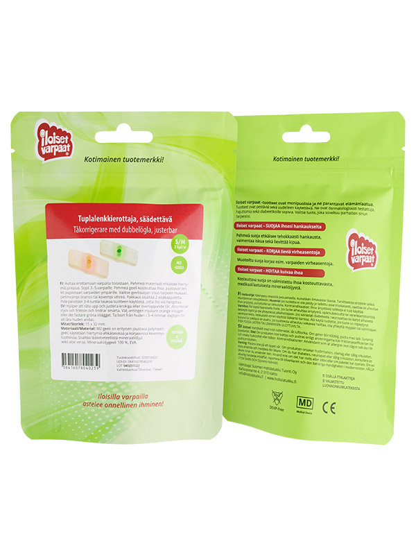 Tuplalenkkierottaja, säädettävä, koko S/M 2kpl - Image 2