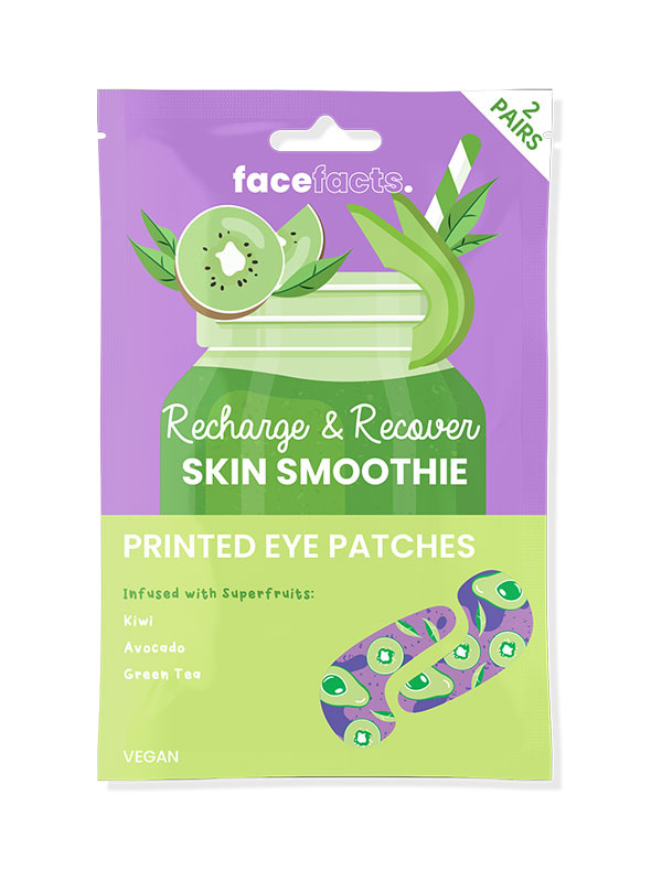 Face Facts geelilaput, vihreä Smoothie 2 paria