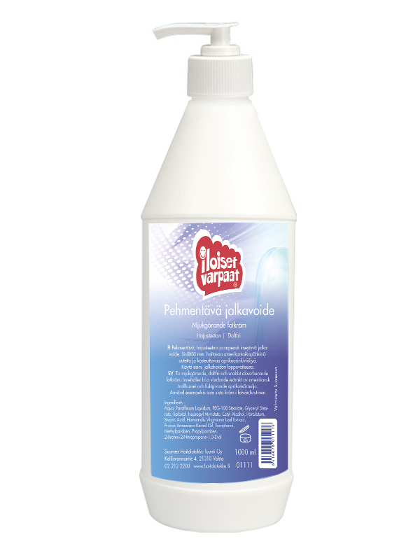 Iloiset Varpaat Jalkavoide, Hajusteeton 1000 ml