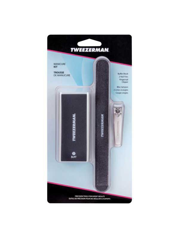 Tweezerman Manicure Kit Black 3 tuotetta - Image 2