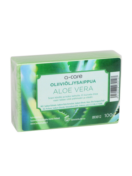 a-care Oliiviöljysaippua Aloe Vera 100 g