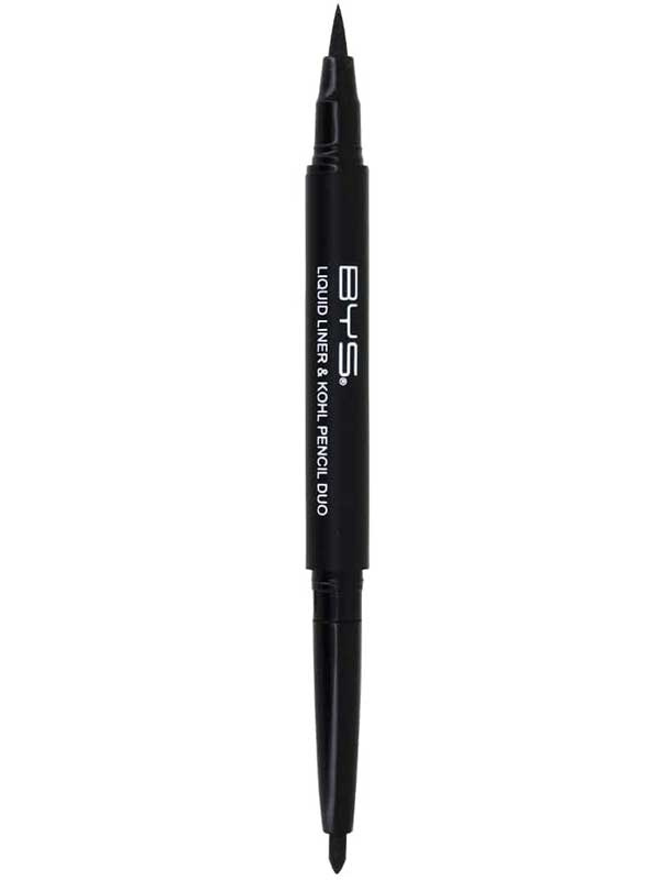 BYS Double Ended Liquid Liner & Kohl Pencil Black