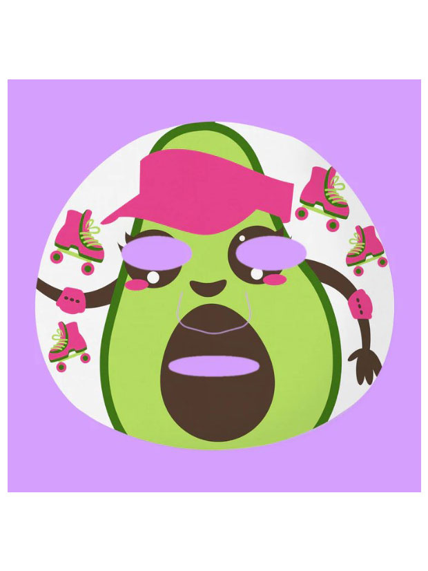 Face Facts kangasnaamio Avokado 1 kpl EXP 11/25 - Image 2