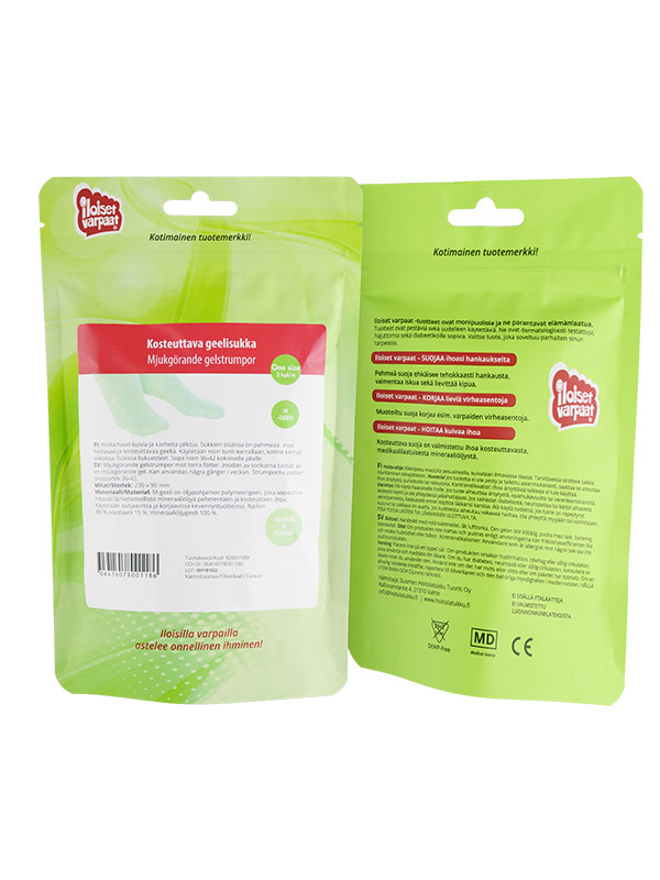 Kosteuttavat geelisukat, yksi koko - Image 2