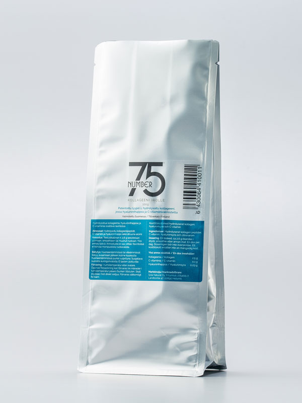 No75 Kollageenivalmiste täyttöpussi iholle 100 g