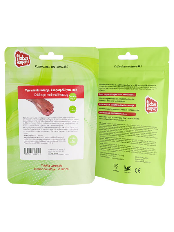 Vaivaisenluunsuoja, kangaspäällysteinen, yksi koko - Image 2