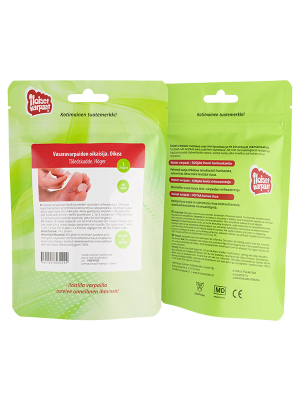 Vasaravarpaiden oikaisija, koko L, oikea 2kpl - Image 2