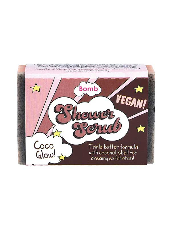 Solid Shower Scrub Coco Glow 100 g