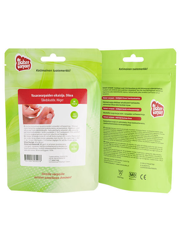 Vasaravarpaiden oikaisija, koko M, oikea 2kpl - Image 2