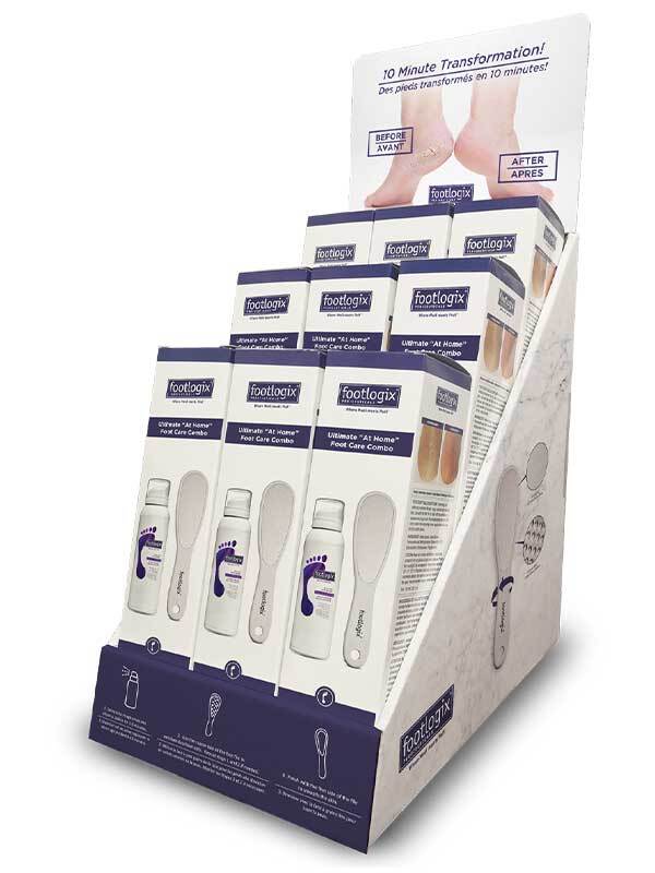 Footlogix tuotemyyntiteline "At Home"