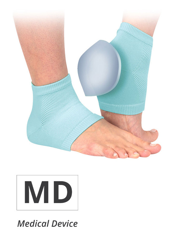 Kosteuttavat kantapääsuojat, yksi koko, pari