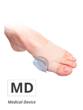 Päkiäpehmuste vaivaisenluunsuojalla, koko L/XL