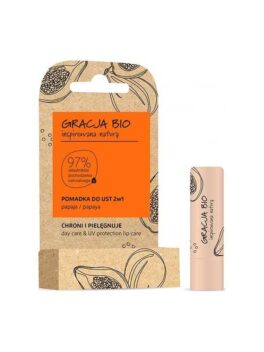 Gracja Bio Lip Balm 2in1 5g, papaija