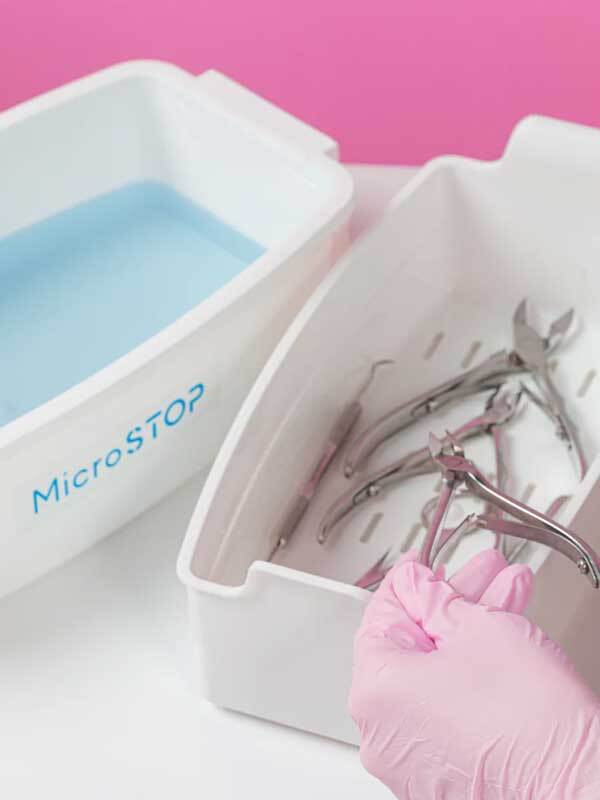 Microstop desinfiointiastia vaalean punainen 3L - Image 2