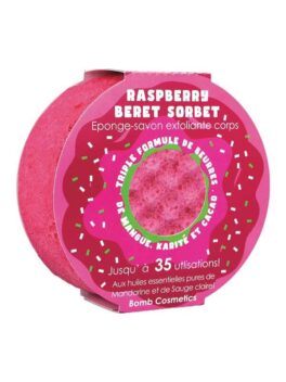 Body Buffer Sponge Raspberry Beret Sorbet