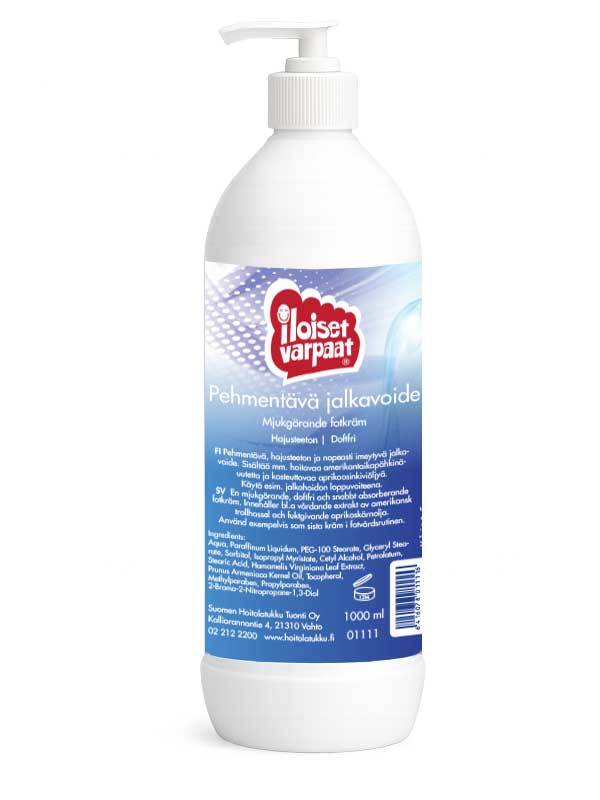 Iloiset Varpaat Jalkavoide, Hajusteeton 1000 ml