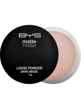 BYS Matte Loose Powder With Puff 12 g - Sand Beige