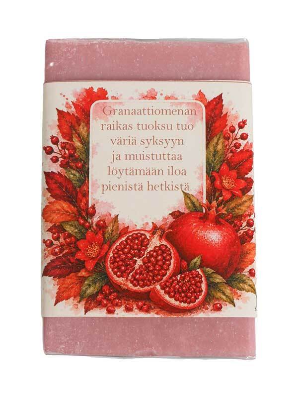 SYKSY Oliiviöljysaippua Granaattiomena 100 g