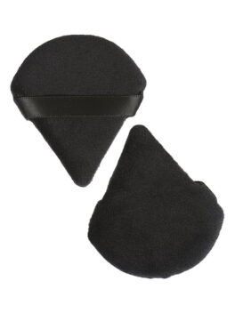 a-care puuterivippa kolmio 7 x 6 cm 2 kpl - Musta