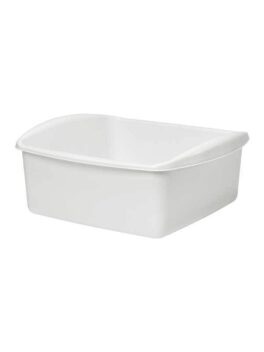 Jalkakylpytelineen vati valkoinen,  lev 30 cm