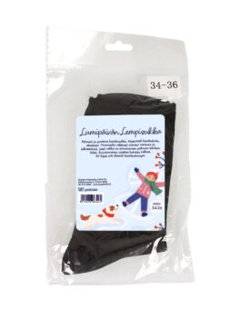 Lumipäivän Lempisukka 34-36  Musta