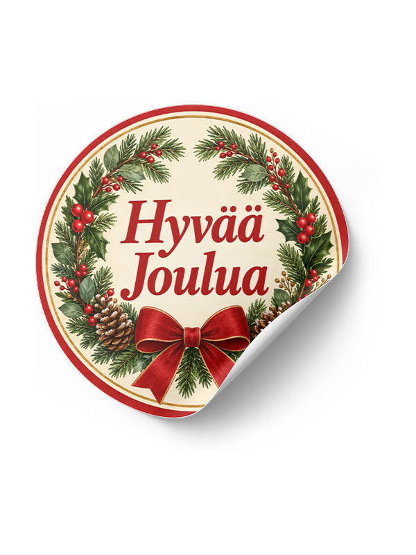 Kausitarra Hyvää Joulua 85 mm 10 kpl